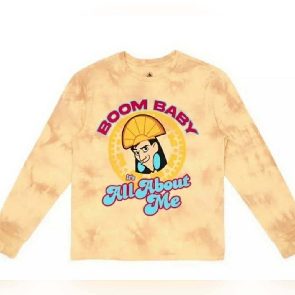 🆕️💛Kuzco Emperor's New Groove Long Sleeve T shirt NWT Disney Parks